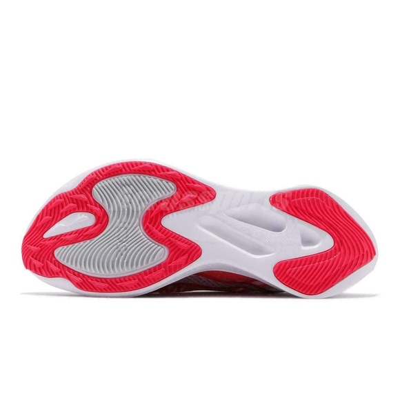 Nike Zoom Gravity Grey Red White Womens Running Sh - Picture 2 of 16